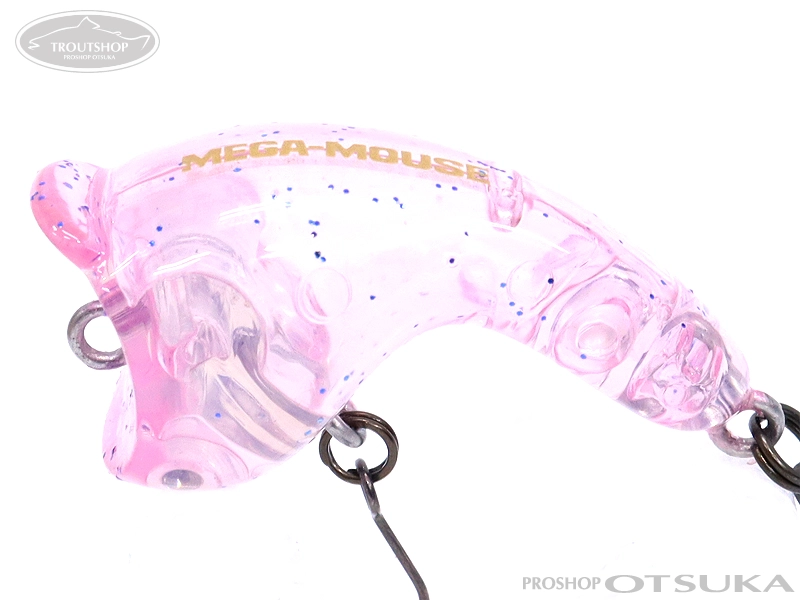 FPBルアーズ メガマウス メガマウス 31mm 2.0g フローティング 5 クリアピンク