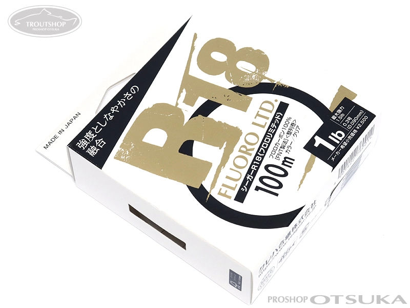 クレハ リバージ R18 フロロリミテッド 1lb 約100m クリアー
