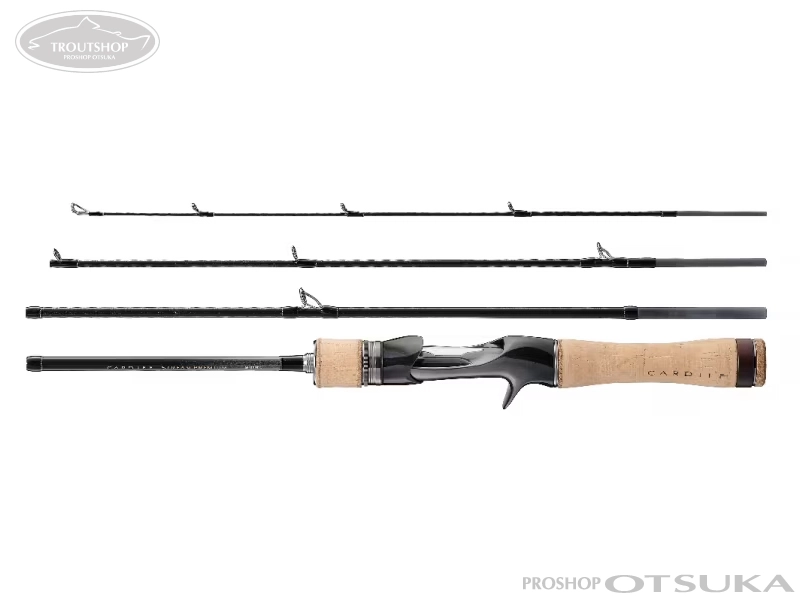 シマノ カーディフ ストリームプレミアム B48ULG4 全長 1.42m 自重 88g ルア- 1-7g