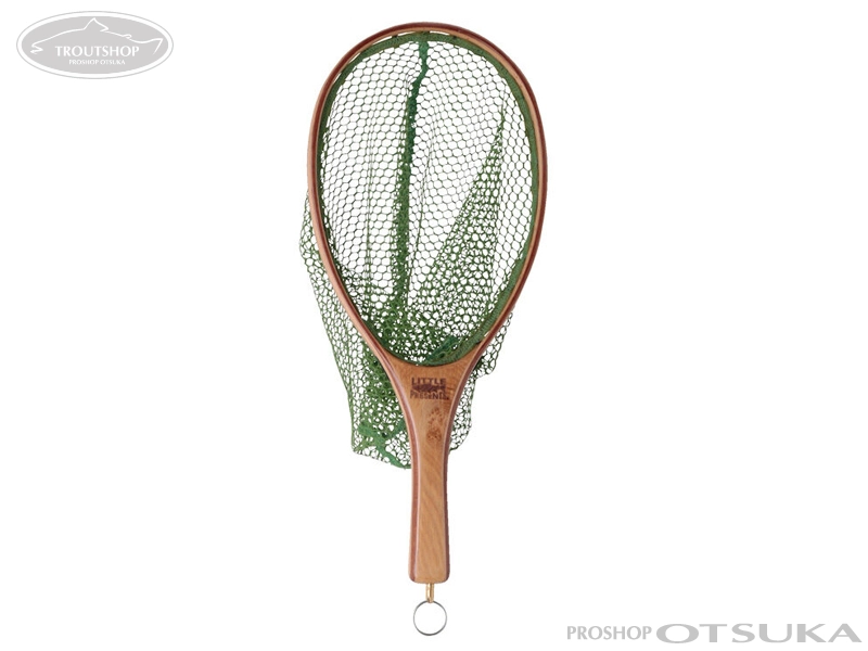 リトルプレゼンツ ヤマメネット AC-150 全長38cm　内径24cm 横幅15.5cm ネットカラー:ライトオリーブ