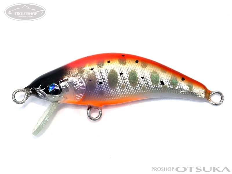 ぷらぐ屋工房 イコロ 4S  40mm 2.5g シンキング 蛍光レッド