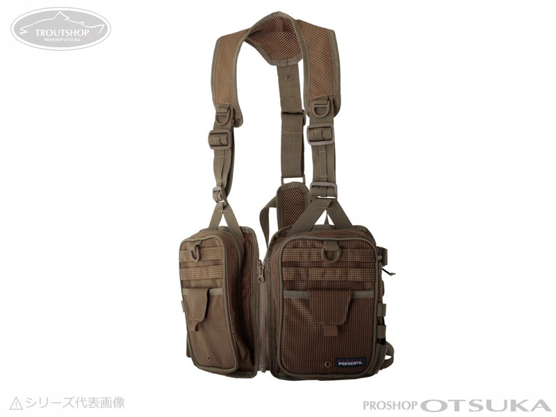 リトルプレゼンツ ストラップベスト ライト V-28 フリー カーキ