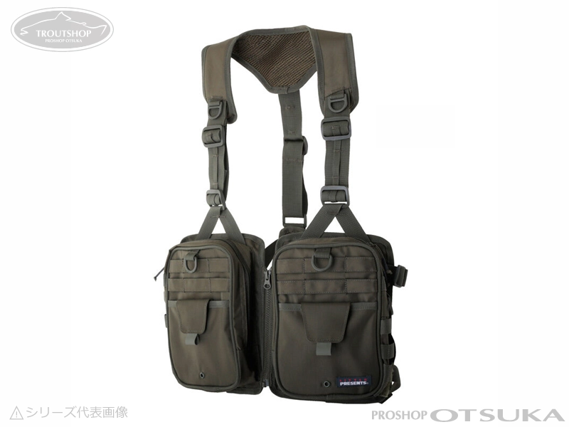 リトルプレゼンツ ストラップベスト ライト V-28 フリー オリーブ