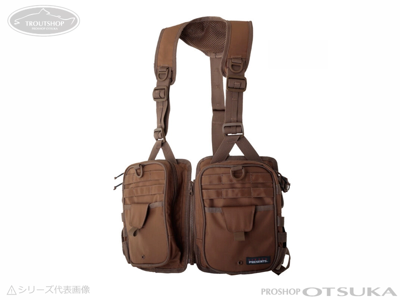 リトルプレゼンツ ストラップベスト ライト V-28 フリー ブラウン